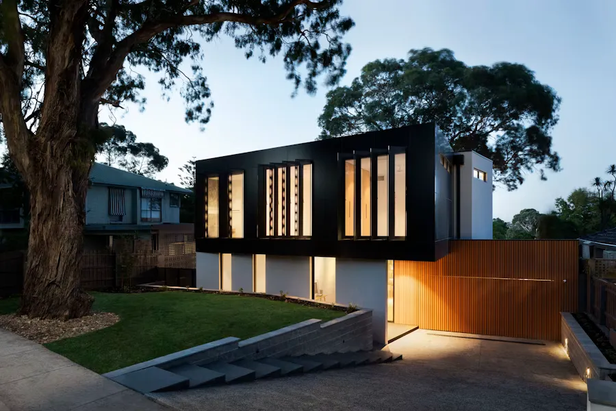 Exterior of Orchard House project in Co.Kildare, Ireland.